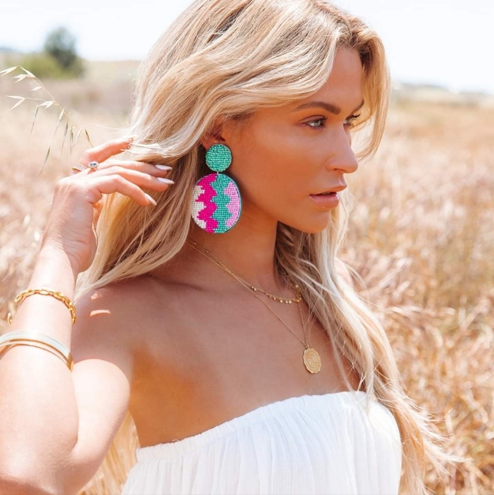 Vici Gasparilla Beaded Earrings